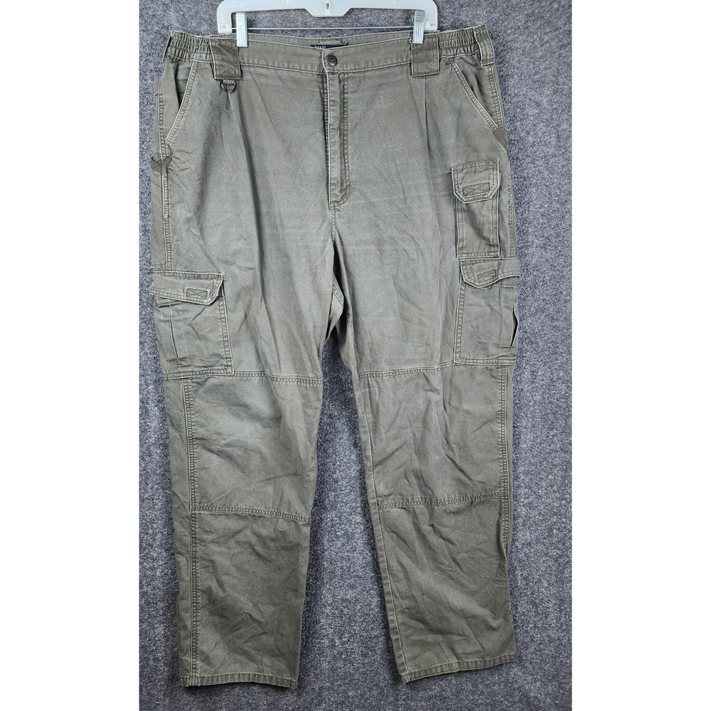 5.11 Tactical Cargo Pants Mens‎ 42x34 Green 74251 Cotton Canvas Outdoor Workwear